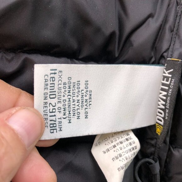 L.L. Bean Women's Puffer Jacket XS Black Insulated Downtek 80% Down Filling - Picture 16 of 16